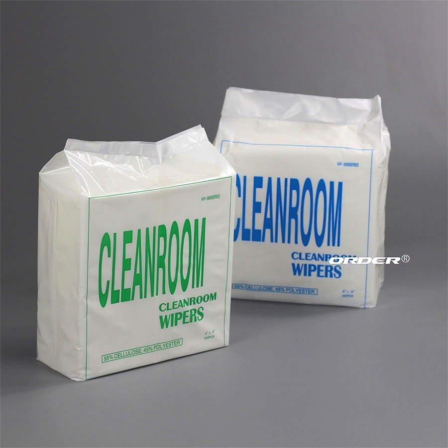 Polyester Lint Free Cleanroom Wipes 9x9